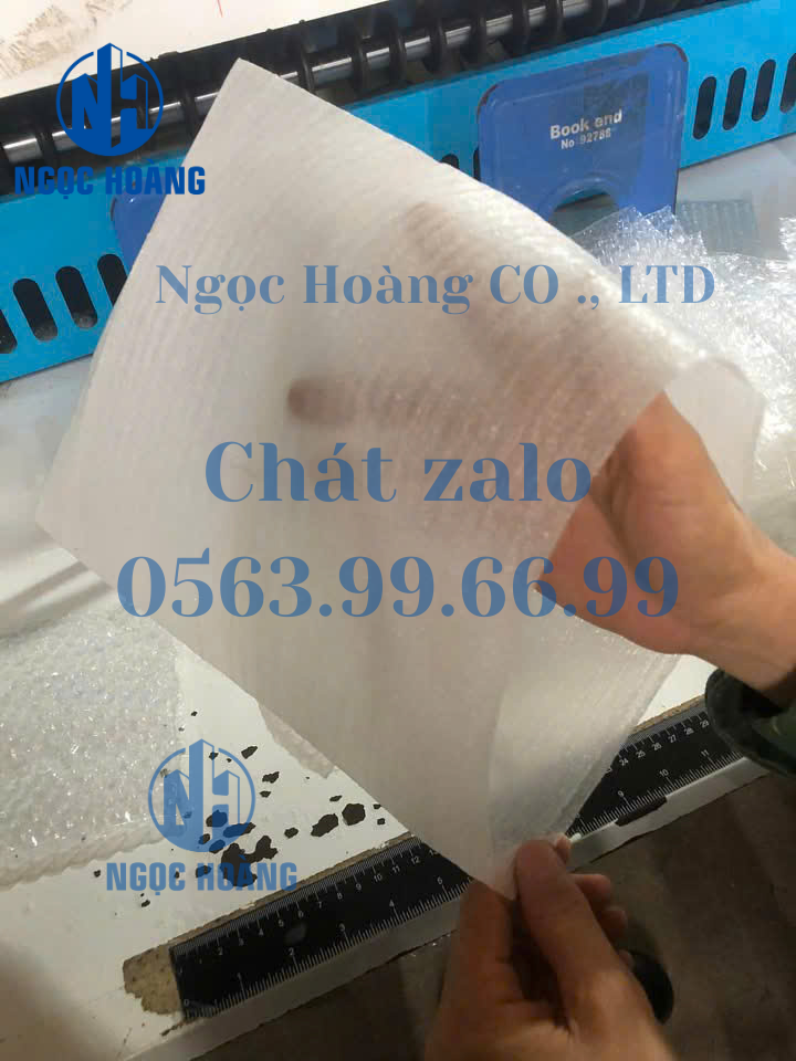 Túi xốp foam 1mm có tráng màng nilon mặt trong